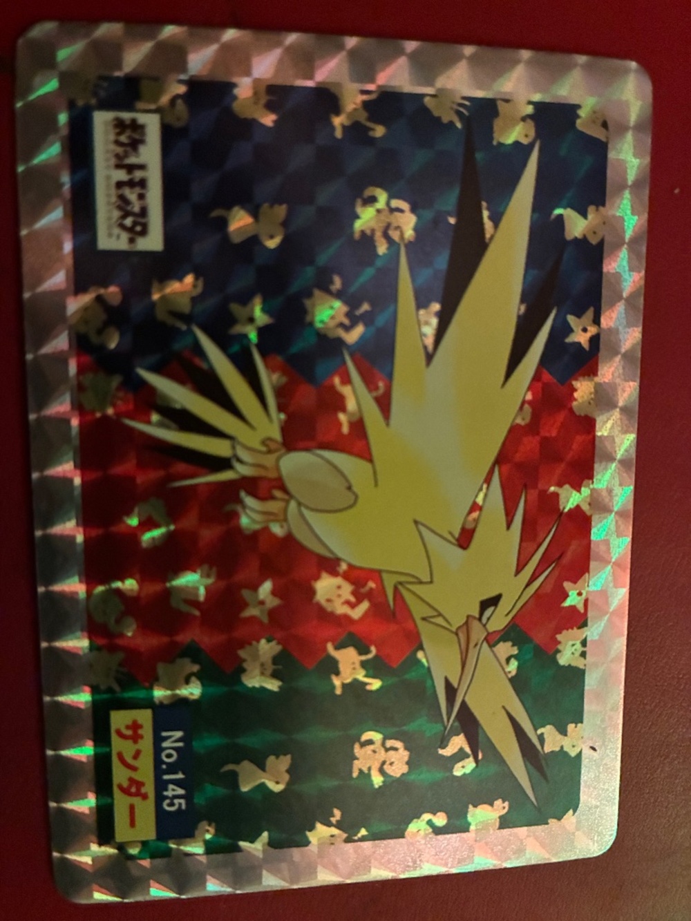 Pokemon Topsun Carddass Holo Zapdos
